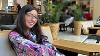 The glasses-wearing nerd turned out to be a nymphomaniac and a sperm lover.