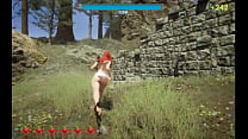 Catch Me: Hunter OUTDOOR doggystyle sex in the second episode of the HENTAI game!