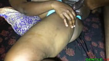 A black large dick fell in love with a fat pussy