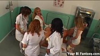 Your domineering nurse adores Strapon.